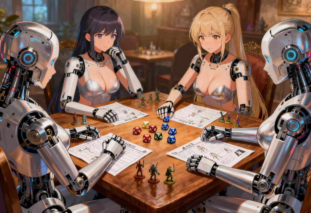Партейка в D&D с роботами