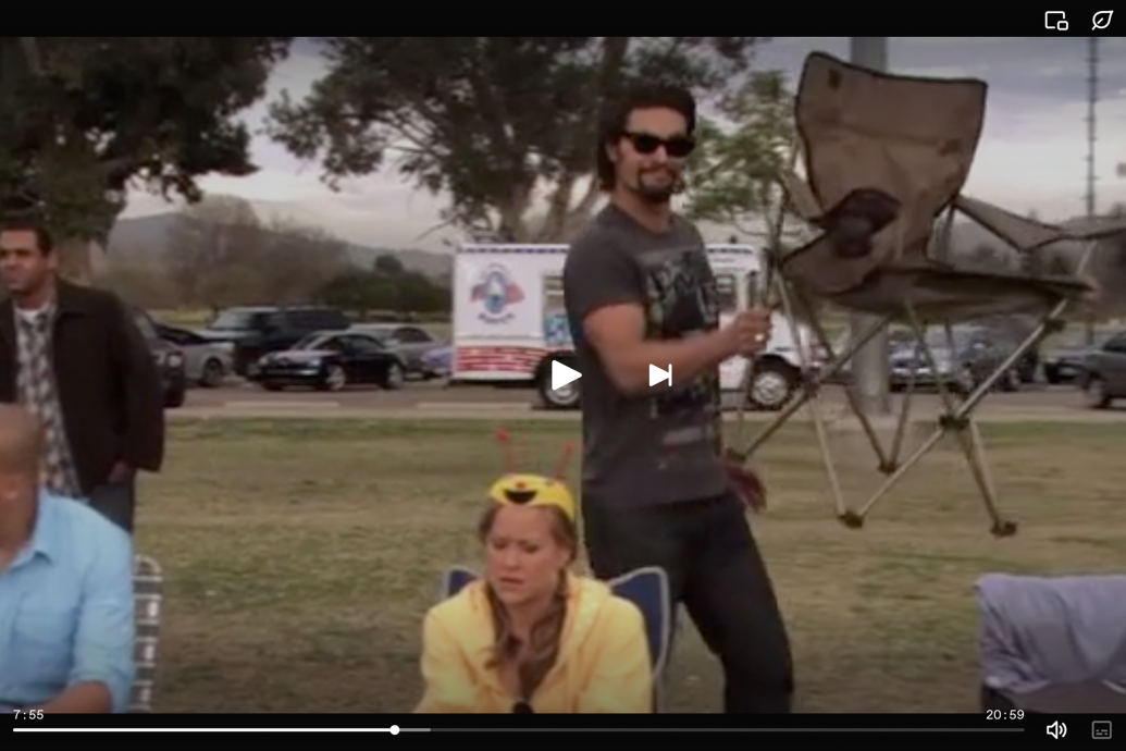 Таймлайн момента в найденной серии