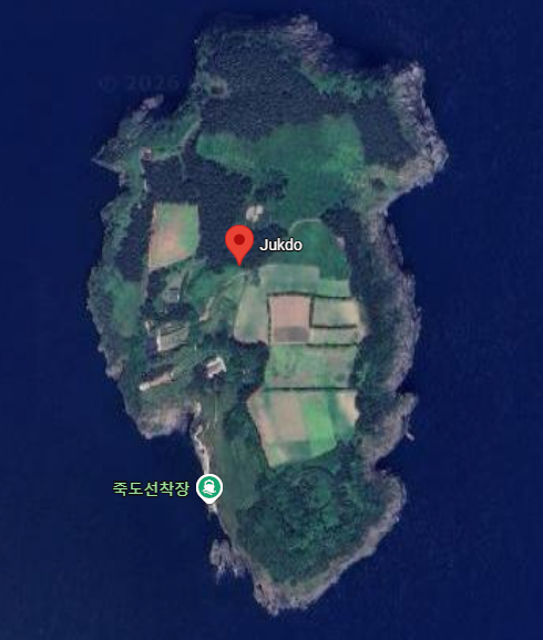 Карта для поиска места на острове
