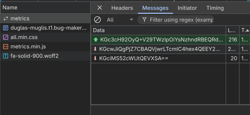Передача данных по WebSocket
