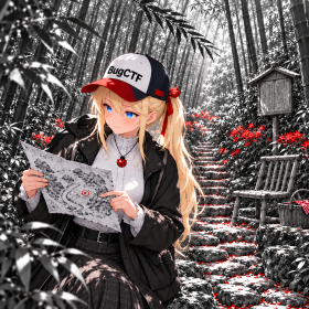 Среди бамбука